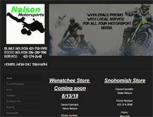 Tablet Screenshot of nelsonmotorsport.com